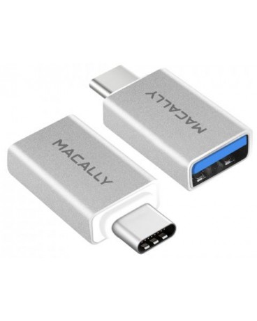 UCUAF2: Adaptador de USB-C a USB-A (hembra). Permite transferir datos a 5GB.