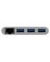 UCHUB3GB: Adaptador-hub USB-C a Ethernet y 3xUSB-A.