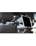 HRMOUNTPRO4UAC: Soporte de iPad extensible para asientos traseros de coche + cargador 3xUSB-A + 1xUSB-C.